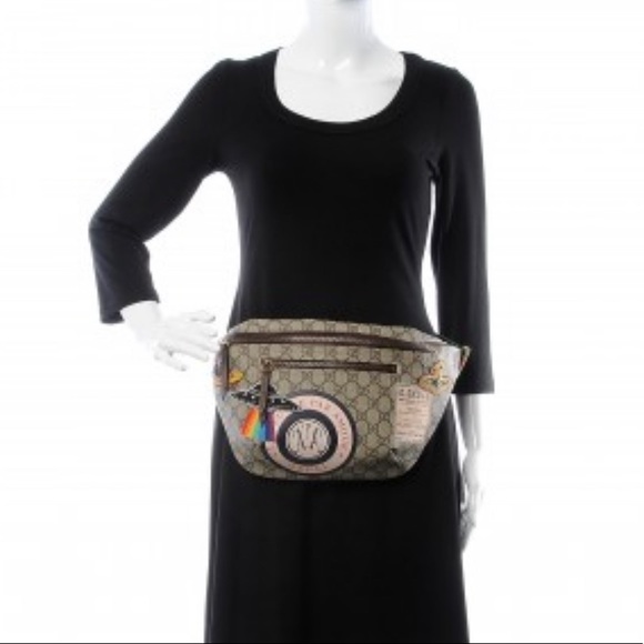 SOLD Gucci Courier GG Supreme Belt & Waist Bag - Picture 9 of 9